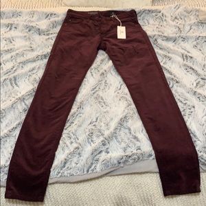 AG velvet jeans